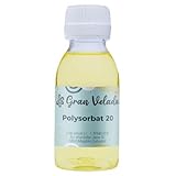 Gran Velada - Polysorbat 20 1000 gr | O/W Co-Emulgator für Kosmetikherstellung, Emulgiermittel für Cremes, Lotionen und Reinigungsprodukte, Wasserlöslich und Vegan,