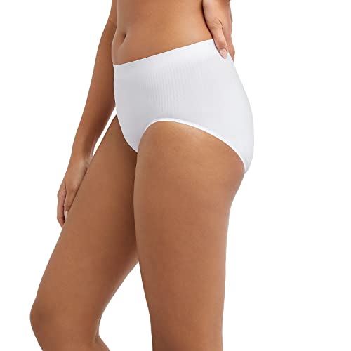 Image of Bali Women's Modern Seamless Underwear Brief Pack, Comfort Revolution Panties, No-Show Underwear for Women, 3-Pack