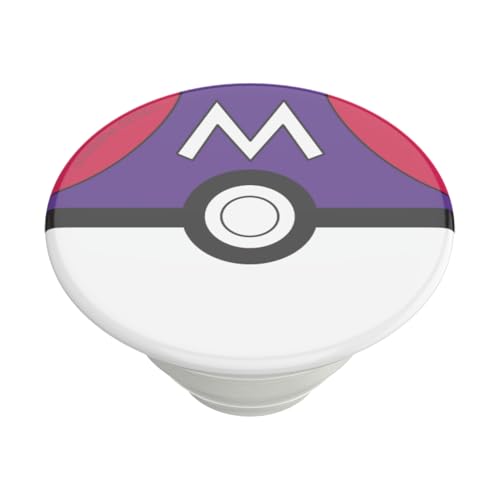 Image of PopSockets Adhesive Phone Grip, Holder, Phone Stand, Pokemon - Master Ball