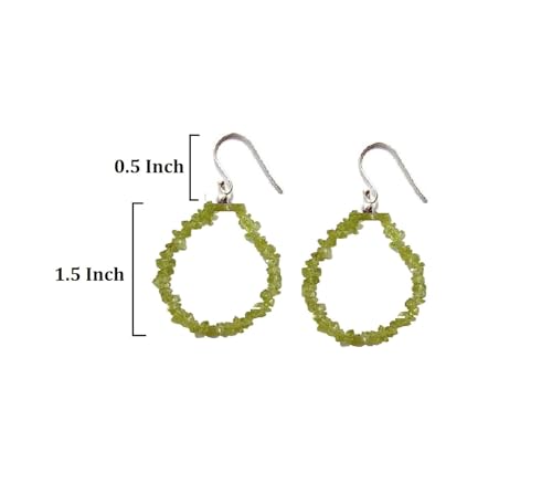 Boucles d'oreilles améthyste péridot en argent massif | Set de 2