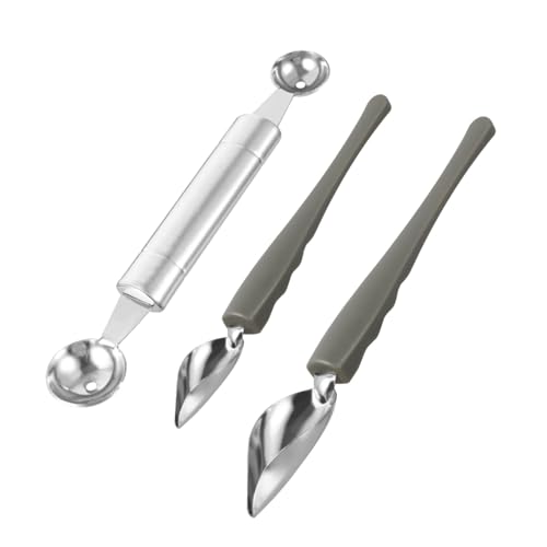 UTHCLO 3pezzi Cucchiaio Da Torta in Acciaio Inossidabile Utensile Per Dipingere Salsa Cucchiaio Da Cucina Per Decorare Torte Caffè e Piatti Occidentali