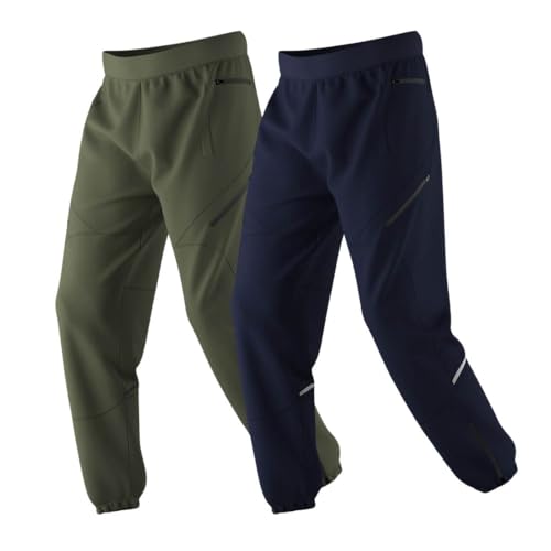 Image of NOBERO Men's Oversized Travel Joggers | Loose Fit | Baggy Relaxed Fit Joggers for Travel