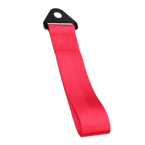 Cabilock 車用牽引ロープ 耐荷重 耐久ダクロン素材採用 振動軽減機能付き トレーラー牽引に 性派レッドカラー