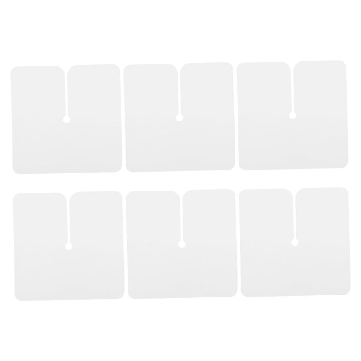 Ipetboom 6pcs Hair Extension Glue Durable Heating Guard Templates for Precise Placement and Styling of Hair Extensions