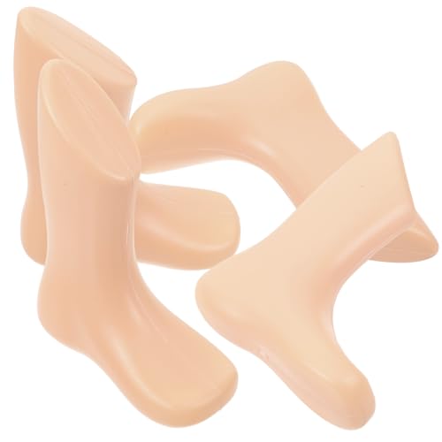 ORFOFE 4個 足模型 マネキン足ディスプレイ 靴下 靴用 軽量実用的 店舗用展示用品