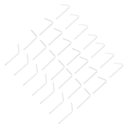 CIYODO 40pcs Sample Vial Adapter Laboratory Equipment Pipes 45 Degree Elbow Instruments Hose Connectors Quick Connect Transparent High Borosilicate Glass