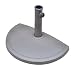 Island Umbrella Resin Half Round Umbrella Base, Brown
