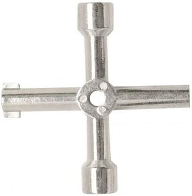 PLUMBERS MULTI TOOL UTILITY KEY 4 WAY GAS ELECTRIC METER BOX RADIATOR (pack 6)