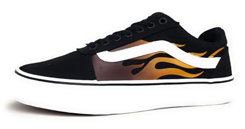 Vans Ward Deluxe, Zapatillas Hombre, Faded Flame Black White, 41 EU