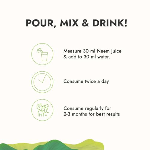 Kapiva Neem Juice | Made with Rajasthani Neem | Helps Boost Immunity and Fight Infections (1L)