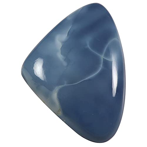 Opale bleue naturelle cabochon fantaisie sans défaut gemme 37,75 carats