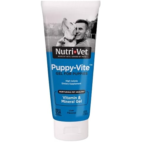 Nutri-Vet Puppy-Vite Paw Gel for Dogs | Liver Flavored Paw Gel | 3 Ounces Cover