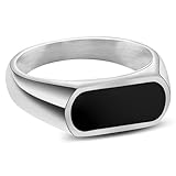 Arkai by Trendhim Anillo para hombre | Anillo de sello de Orisun con jade africano en tono dorado de acero inoxidable | Diseño danés | Expresiva joya para hombre para el día a día y ocasión | Oro