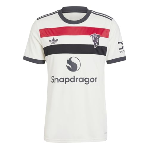 adidas Performance Replicas – Camisetas – Camiseta Nacional del Manchester United Away 2024/2025, Blanco (White), L