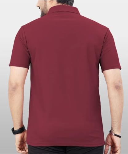 Image of T-Shirt for Men's | Regular Fit Polo Casual Stylish | Half Sleeve T Shirt