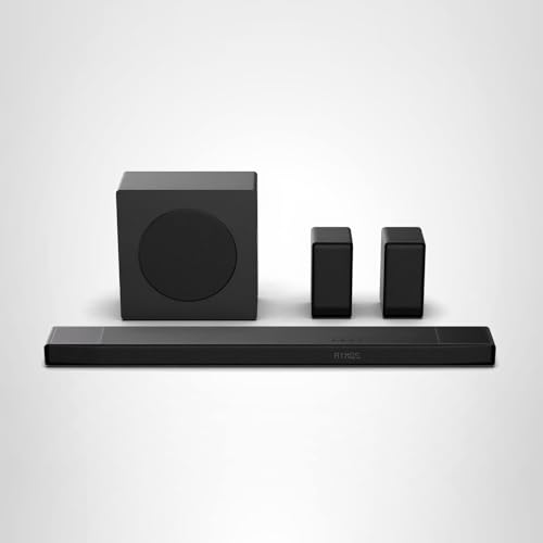 Hisense AX5140Q 5.1.4Ch Sound Bar with Wireless Subwoofer, Dolby Atmos, DTS:X, Bluetooth 5.3, Roku TV Ready, HDMI/AUX/ARC/Optical/USB, EzPlay, 7 EQ Modes, Hi Concerto, Room Calibration - Image 13