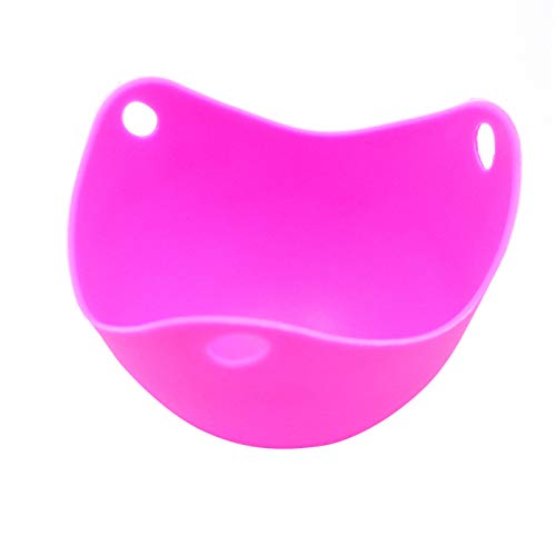 4 peças de silicone para ovo poché, mini copos de silicone para cozinhar ovos de grau alimentício, p