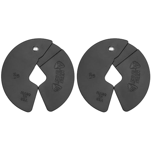 Image of Micro Gainz 1.25LB Dumbbell Fractional Weight Plates, 2-Piece