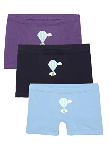 Image of mackly Girls Boxers (Pack of 3) - Cotton Boxer Shorts, Seamless Comfort, Mid Waist Boyshorts Panties