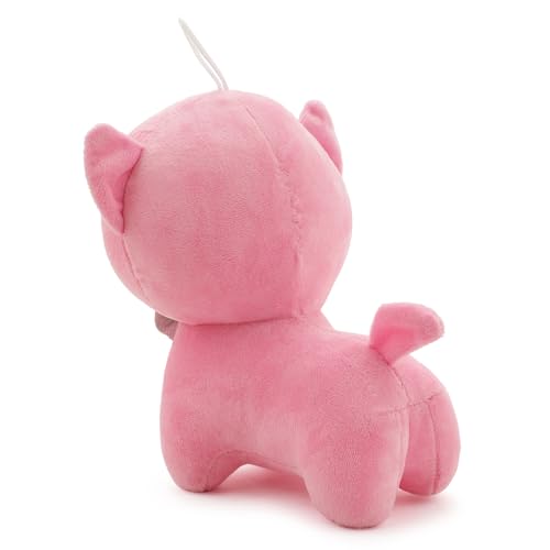 Image of Pink Bow Cat Soft Toy for Kids Stuffed Soft Toy with Cute Hug-Friendly Plush for Babies, Toddlers & Children Safe, Lightweight & Easy to Clean (22CM)