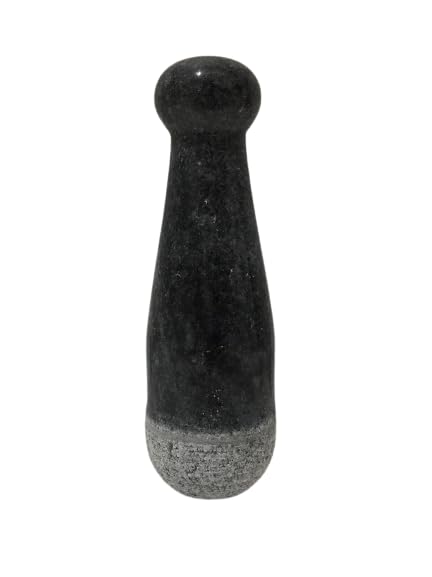 Rathore Handicrafts Black Pestle for Mortar/Masher/Spice Mixer/kharal/okhli for Kitchen (4 IN)
