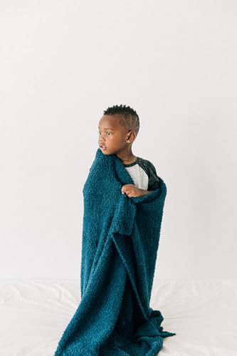 Image of Saranoni Bamboni Baby Blanket | Luxury Plush Super Soft Blanket | Breathable Comfy Blankets for Kids and Teens | Nautical Blue - 40 inch x 60 inch
