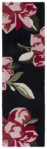 Tapete corredor de lana floral SAFAVIEH 68x244 cm miniatura 2