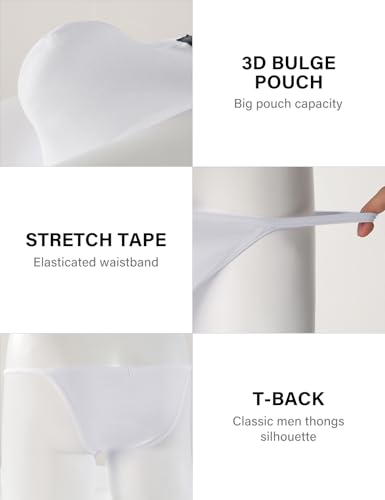 Arjen Kroos Men's Thong Swimwear Sexy G-String Briefs Underwear Swimsuit