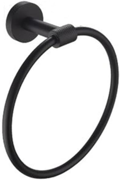 Bathroom Accessories Hardware Set Kit Towel Bar Wall Mount Matt Black Toilet Paper Holder Hand Robe Hook Hanger Stainless Steel,Robe Hook (Towel Ring B)