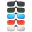 5pack-gray+blue+red+silver+dark Green