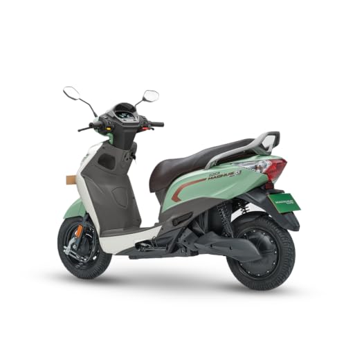 Image of Ampere Magnus G Max Electric Scooter by Greaves | 142 km IDC Range | Safe LFP Battery with 5-Year / 75,000 km Warranty | Ex-Showroom (MATCHA GREEN, Magnus G Max)