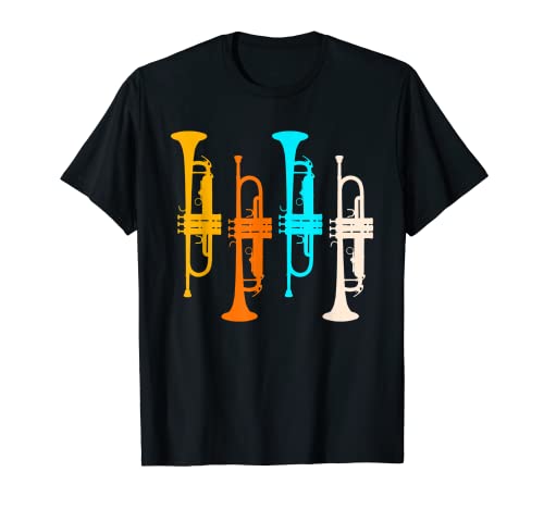 Trumpet Musical Brass Instrument For Trumpeter Musician T-Shirt