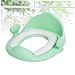 Beatifufu Boy Girl Toilet Trainer Ring Non-slip Surface for Toddlers Environmentally Friendly Compatible with All Toilets Green Training Seat