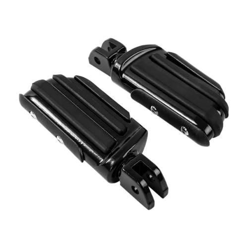 Repose-pieds noirs moto pour cruiser sur Harley Low Rider et Sport Glide