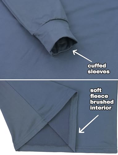 ToBeInStyle Men's Thermal Underwear Sets with Soft Brush Fleece Inner Lining4