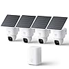 eufy Security SoloCam E30, 4-Cam Pack Kit, Security Cameras Wireless Outdoor, Solar Camera Outdoor Wireless, 360Â° Pan, AI Tracking, 2K Clarity, No Monthly Fee, Supports Only 2.4GHz