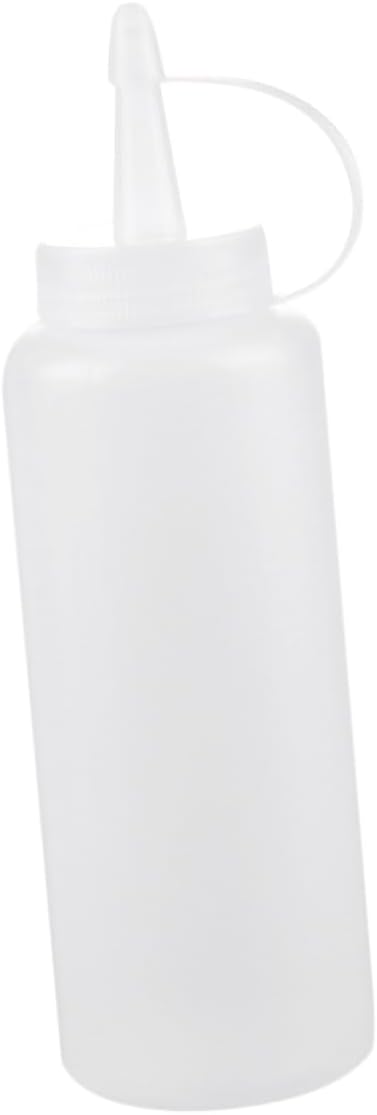 Garneck 12pcs Condiment Squeeze Bottles Salad Dressing Containers Lid Leakproof Sauce Dispenser for Home Use for Seasonings and Sauces