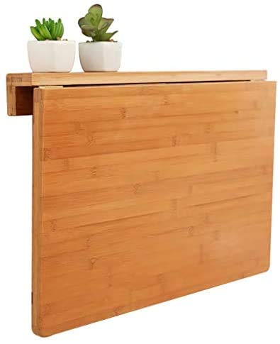 XUENUO Mesa Plegable Pared Madera, Mesa Plegable Pared, Mesa Plegable Portatil, Mesa Plegable Terraza,