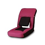 座椅子生活 明光ホームテック 腰と背中がスッキリするゲーミング座椅子 (ピンク/リクライニング / 14段階) 座椅子 ゲーミング チェア 椅子 (ZZZ-アロー)