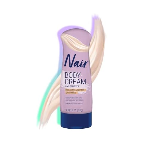 Nair Hair Remover Lotion Cocoa Butter & Vitamin-E 9 Ounce (266ml) (2 Pack) Cover