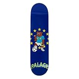 Palace Bulldog Skateboard-Brett / Deck, 19,7 cm, Marineblau