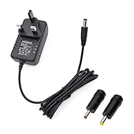 Input: AC 100-240V 50/60 Hz. Output: DC 6V 1 Ampere (1000mA). Plug Size: 5.5 mm (outer diameter) x 2.5mm (inner diameter). Note: Please check your device’s plug size and voltage before ordering. This 6V adapter comes with a fixed 5.5 mm x 2.5 mm DC...