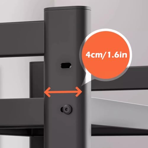 Support de four à micro-ondes extensible robuste en acier au carbone - 6