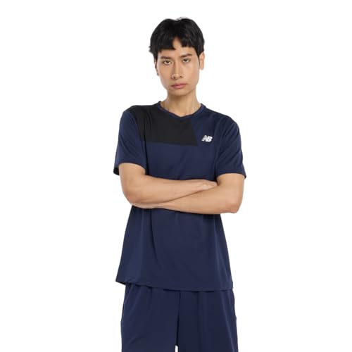 new balance(ニューバランス) 半袖TシャツAMT53400 Sport Color Block T-Shirt 吸水速乾 スポーツ トレーニング ランニングメンズ(AMT53400)メンズ