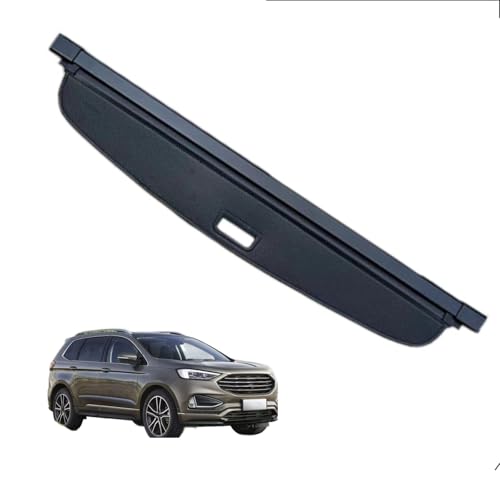 Retractable Trunk Cargo Cover for Ford Escape (2.3L) 2008-2012, Anti-Peeping Privacy Shield for Luggage, Waterproof Security Shade,Carbon Fiber