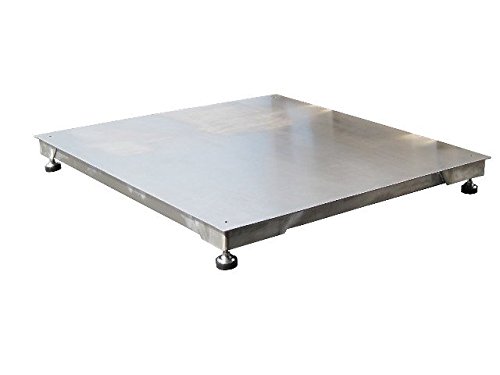 Báscula de palé Optima Scales OP-916SS 5x5 de 10,000 lb miniatura 1