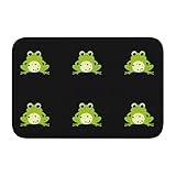 Conçu avec un fond moulé goutte à goutte, le tapis WHJSHOP Frog in the Polka Dot World Picture offre des propriétés antidérapantes supérieures, protégeant vos sols contre les dommages tout en assurant votre sécurité dans des conditions humides.