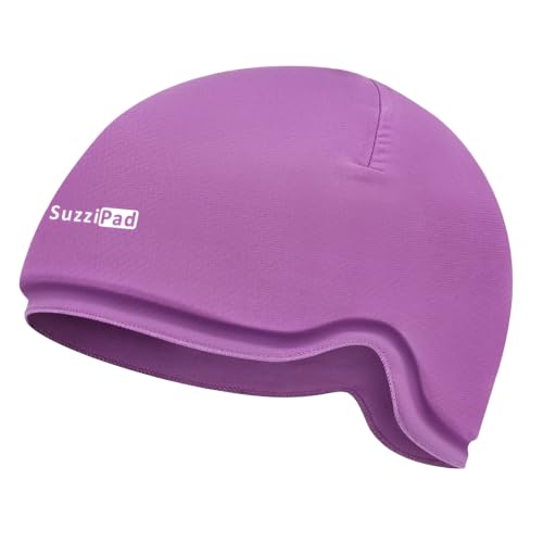 Image of Suzzipad Cold Cap for Chemotherapy Patients, Chemo Must Have, Deep Purple | Medical-grade gel, 360 flexible fit, constricts vessels to soothe scalp tingling, great for chemo recovery and stress relief