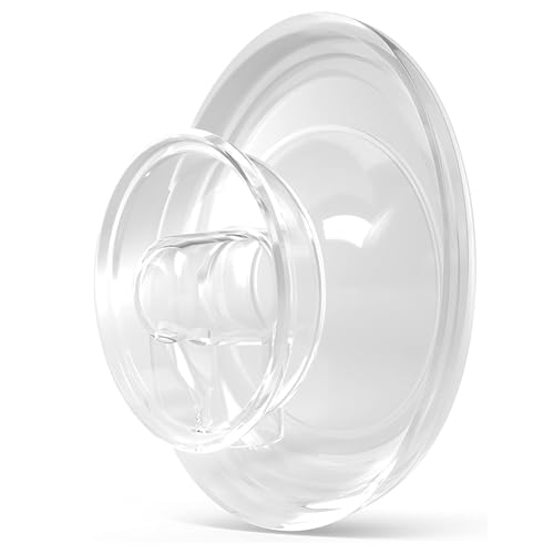 Image of Elvie Stride Breast Pump Breast Shield - 28mm - Nipple Flange for Pumping Breast Milk - Accessories & Breastfeeding Essentials for Electric Pumps - BPA Free, Dishwasher Safe - 2 Pack