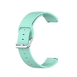 This smart watch bands made of premium silicone ,skin-friendly and no fading. The metal buckle can adjust the length of the watch,Quick release is easy to install and remove.